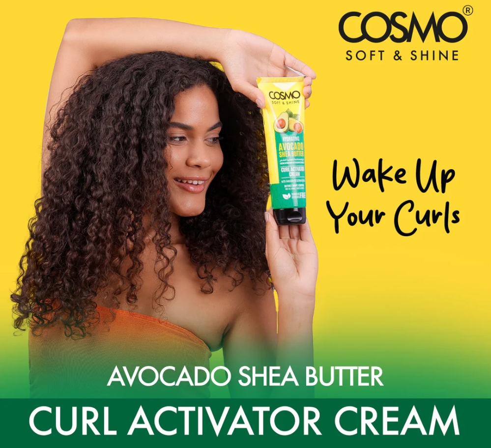 WHOLE SALE (72 PER CARTON)CURL ACTIVATOR CREAM 250ML AVOCADO & SHEA BUTTER (SOFT & SHINE) (COSMO SERIES)[COM33103538]